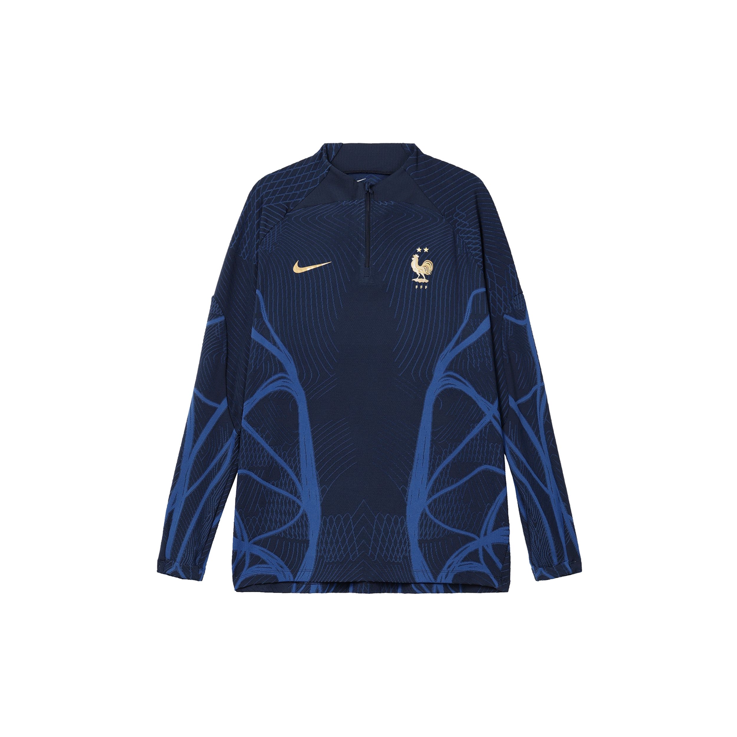 

Мужская футболка с длинными рукавами Nike World Cup France Player Edition Dri-Fit Adv Training, синие топы DH6423-410 XL