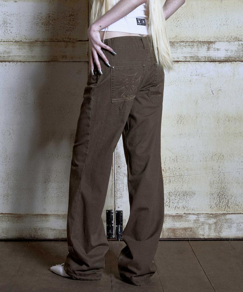 Opeoseu0012 Op.08 Og-Classic Lowrise Pants Brown