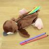 Animal Pencil Pencil Pen Plush Cosmetic Makeup Small Item Figure Sparrow Set Case, Case, Pouch, Toy, Pouch, Pouch, Case, Pouch, (Pencil Case, Pencil)