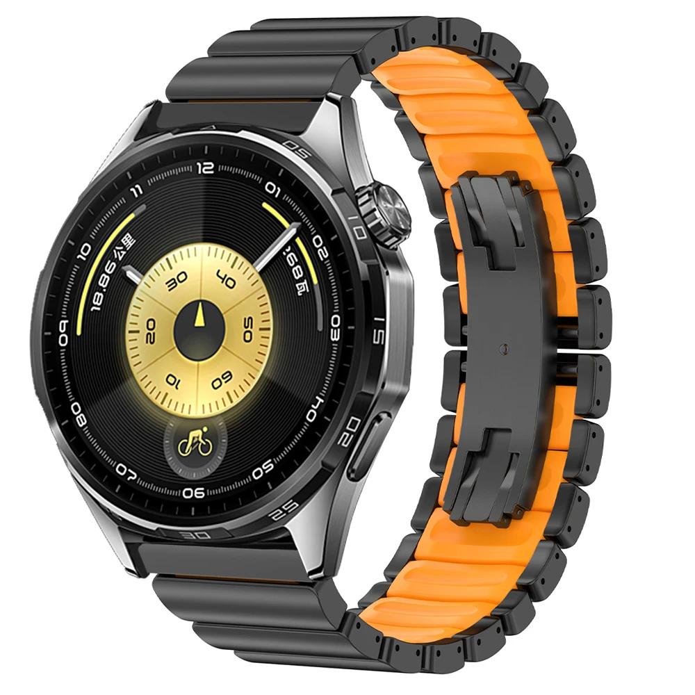 22mm Titanium Watchband for HUAWEI Watch GT6 Pro GT5 GT4 46mm Ultimate Luxury Metal Strap for Amazfit Balance GTR Oneplus 3 2 2R