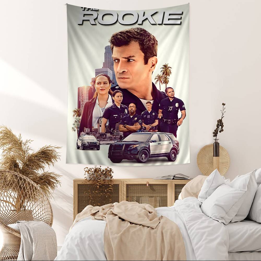 Movie The Rrookie Classic Cartoon Tapestry Art Science Fiction Room Home Decor Wall Hanging Sheets