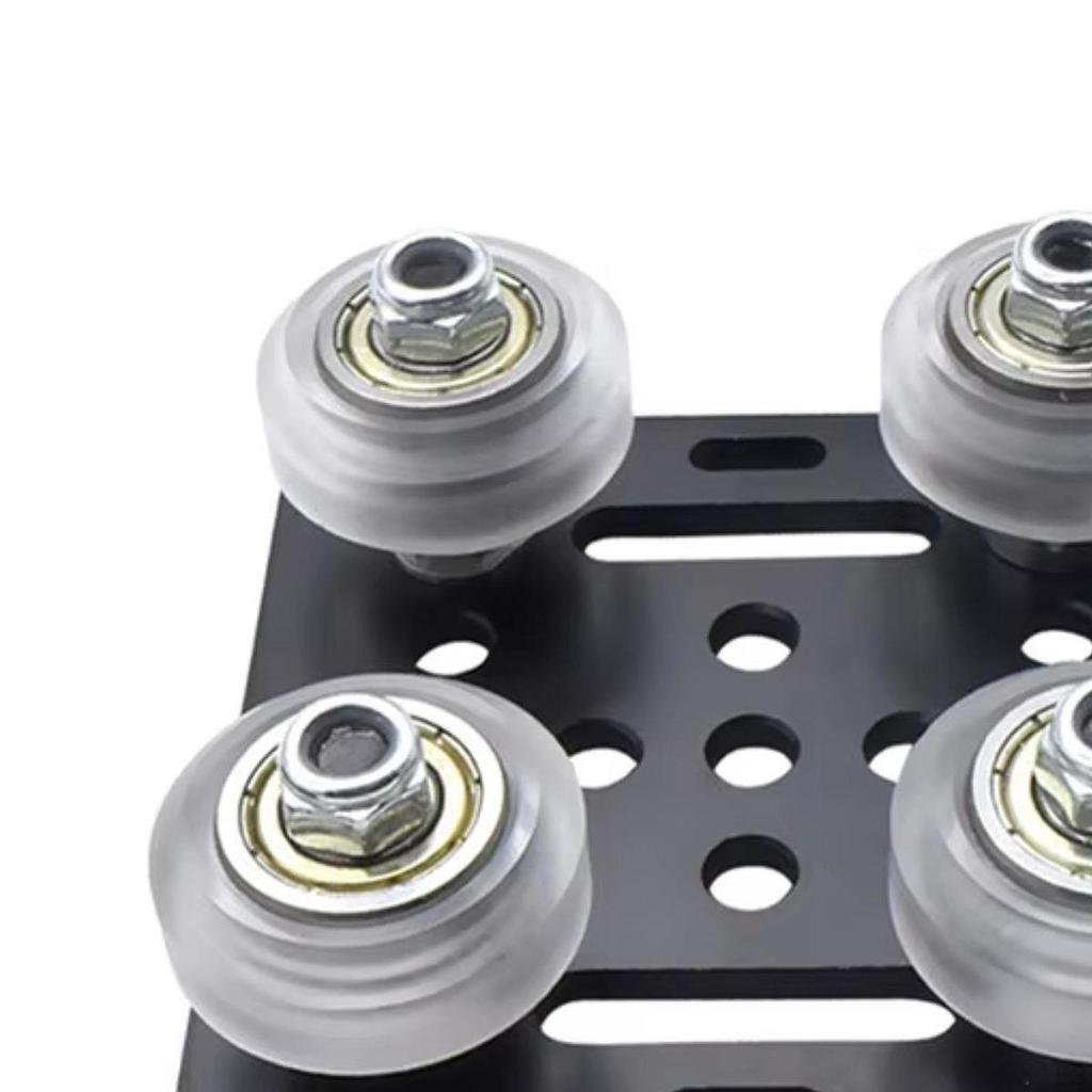 Gantry Plate for Slots, Wheel Rod Plate, 3D Printer Aluminum Profile