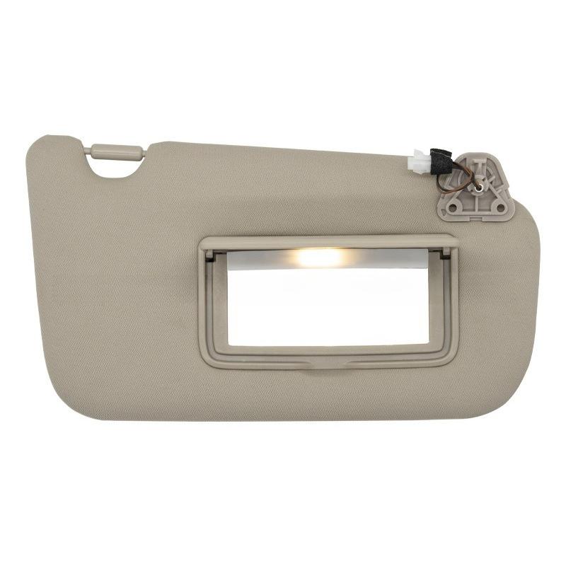 Car Sun Visor for Nissan Sentra 2013-, 96401-3SG8A, Beige/Grey with Cable & Vanity Mirror, Front Side Sun Shade Replacement