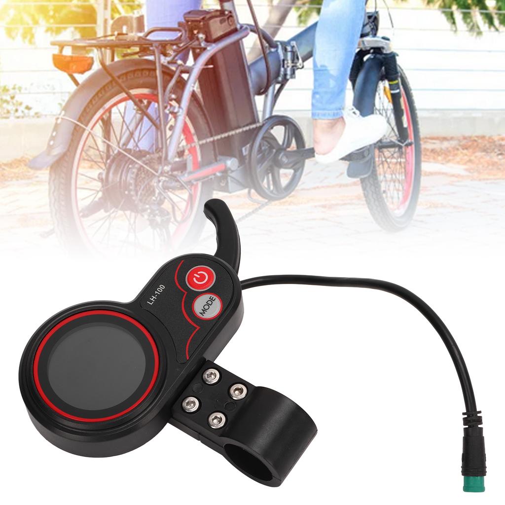 Electric  LCD Display Meter Electric Bike LCD Meter Convenient Low Failure Rate with 5P Waterproof Connector for Remould