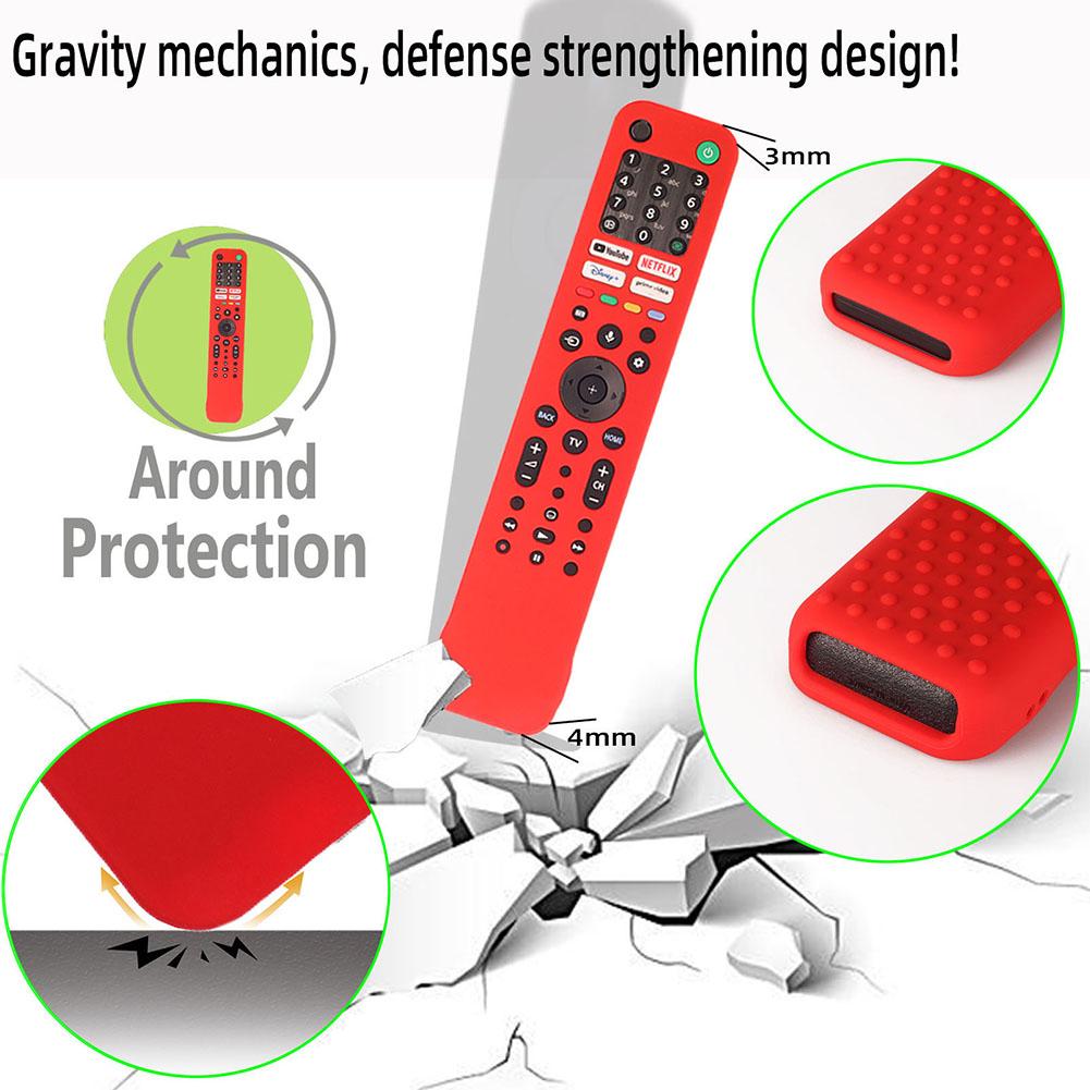 For Sony RMF-TX520E RMF-TX520P RMF-TX520B RMF-TX520T Smart TV Remote Control Case Silicone Dustproof Protective Cover Sleeve