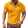 Men's Casual Polo Shirt Collar Versatile T-shirt Top