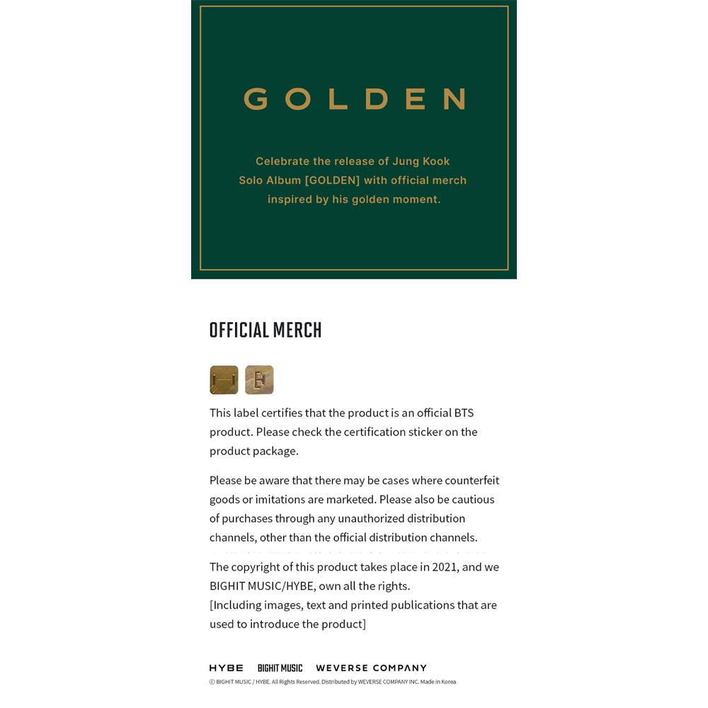 JUNG KOOK - GOLDEN Premium Foto