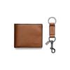 Compact 11 Keychain Gift Box Leather Card Holder Wallet Men Wallet Brown 64118-CWH