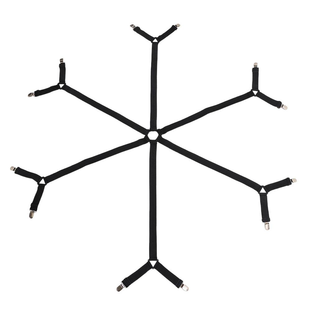 Nylon Bed Sheet Holder 12 Clips Fixing Strap Grippers Fasteners Cover Mattress Clip  Blankets