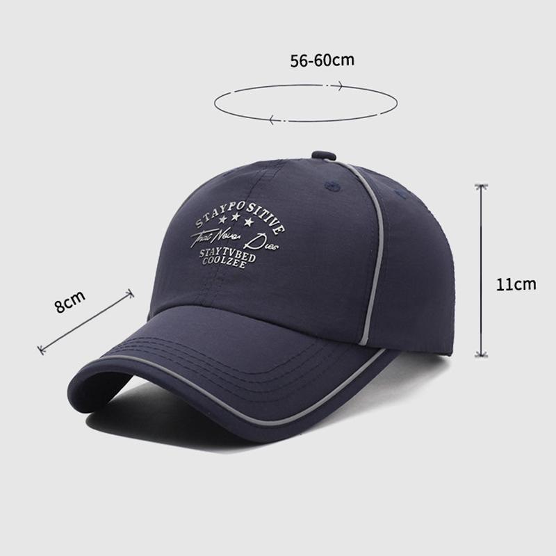 Summer Outdoor Baseball Cap Men's Sunshade Sunscreen Cap Light Outdoor Breathable Quick-Drying Hat