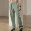 2026 Men's Hip Hop Linen Loose Casual Sports Pants for Spring/Summer