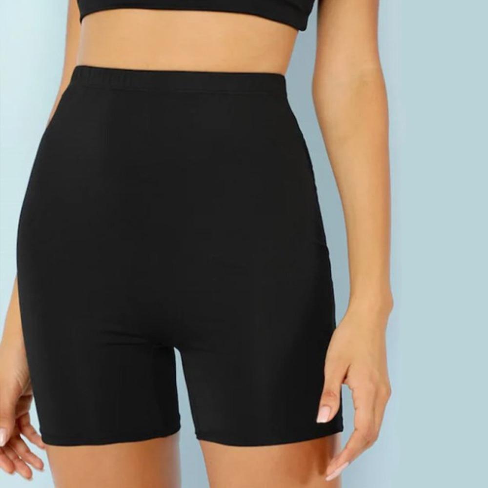 Pantaloncini da Donna Sottili Fitness Casual a Vita Alta Moda Estivi Slim Sportivi