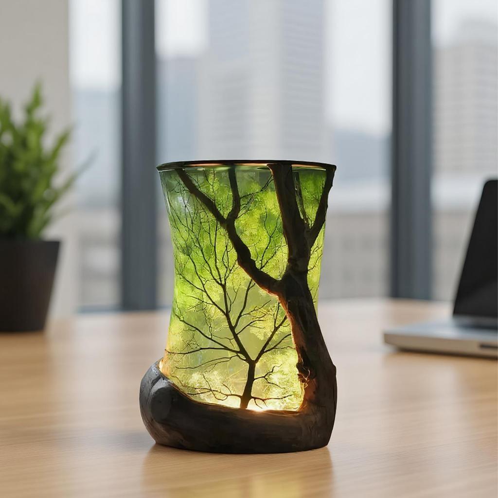 Aesthetic Lamp Tree Desk Lamp Decorative Lights Battery Operated Nightlight Home Decor for Adults Birthday Apartment Party