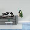 Modern Feng Shui Bull And Peacock Animal Sculpture Collection Elegant Tabletop Ornament for Desk