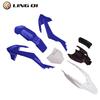 LING QI Motorcycle Plastic Fairing Body Kit Cowling For China KT65 Motocross Dirt Bike Pit Bike KT 65 Motorcycle Parts