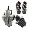 Motorcycle Air Filter 35mm 38mm 42mm 45mm 50mm Cleaner Motorbike Clamp-on 45 Degree Bend Air Intake Mushroom Head Filters Air Filters 7