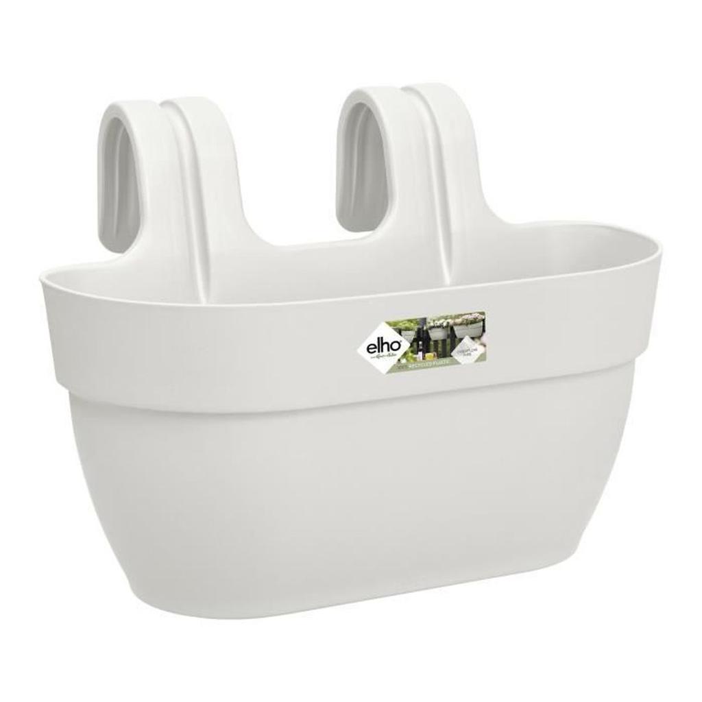 ELHO Balconniere Vibia Campana Easy Hanger Medium - L 24.1 x W 36 x H 26.5 cm - Blanc Soie - Balcon extérieur