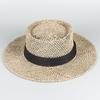 100% Natural Grass Straw Hat Women 2026 Summer Sun Protection Beach Sun Hat Wide Brim Panama Chapeau Sunhat Travel Jazz Caps