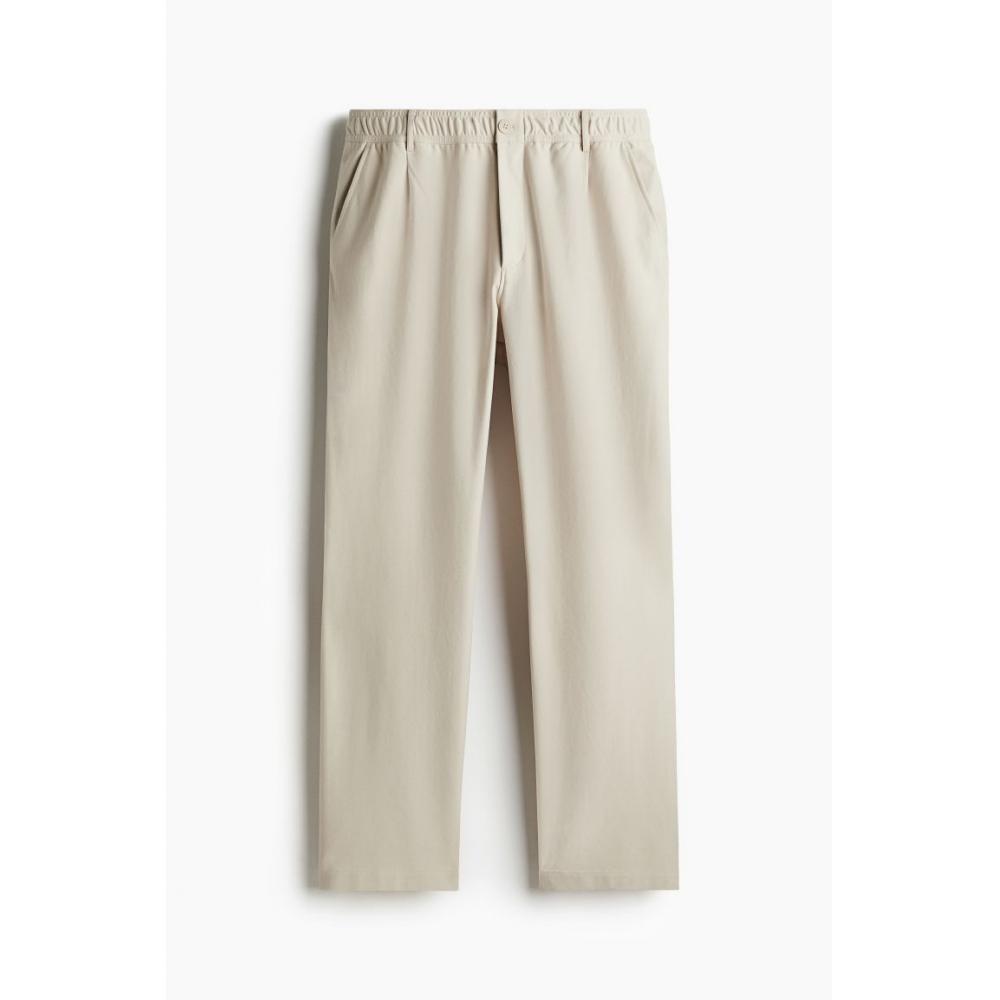H M Regular Fit Twill Fit ligHt Beige