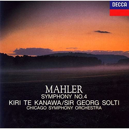 

CD SOLTI SIR GEORG KANAWA KIRI TE Mahler Symphony No. 4 UCCD3741 Japan Classical Used
