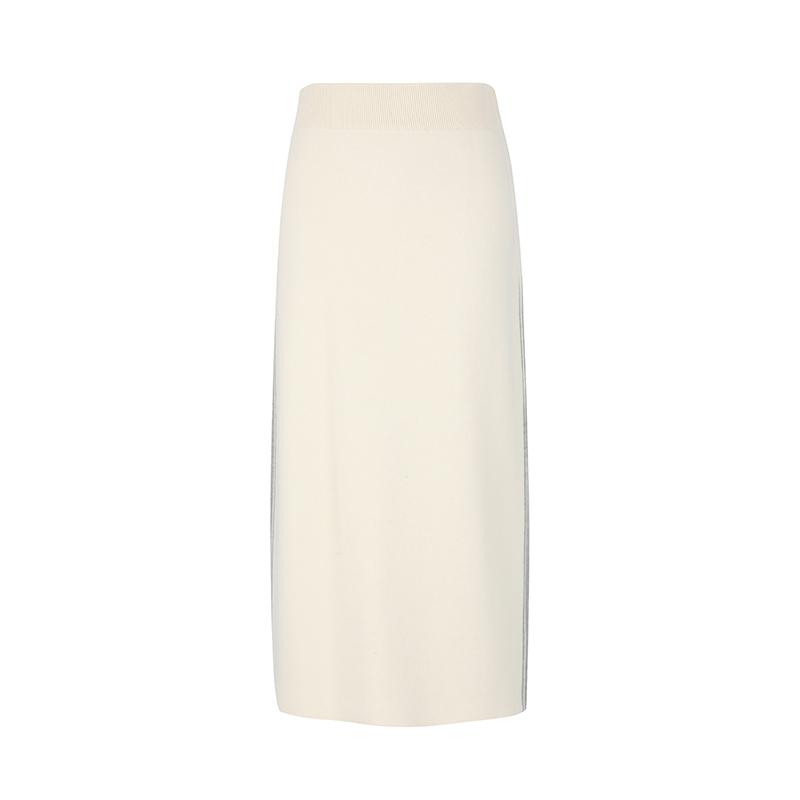 SOUP H Silhouette Color Line Skirt (Szaks8A)