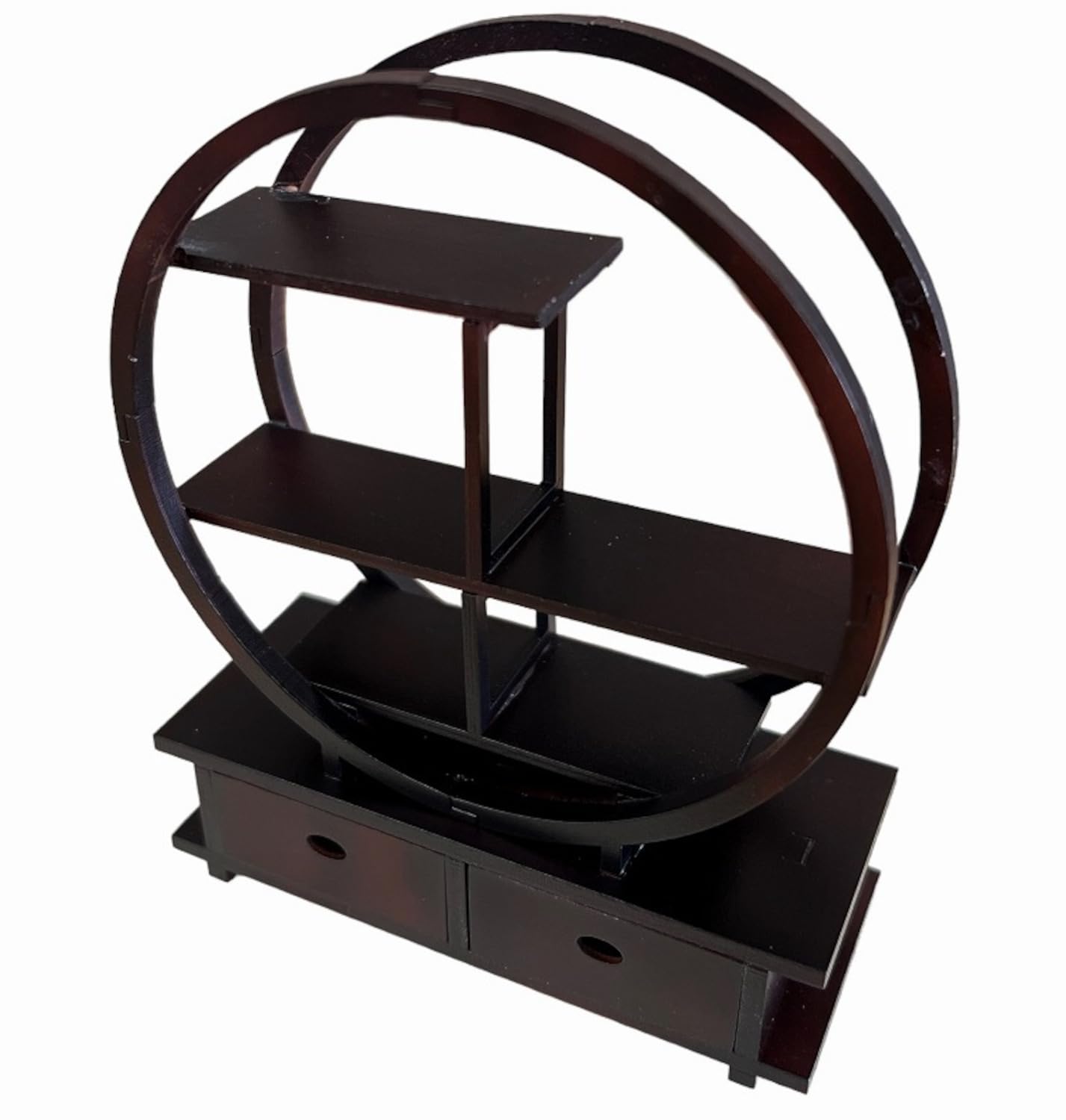 

Cobaanii mokei Kobaani Model Studio Japanese Building Series Round Display Shelf Assembly Kit 1/12 WZ-025