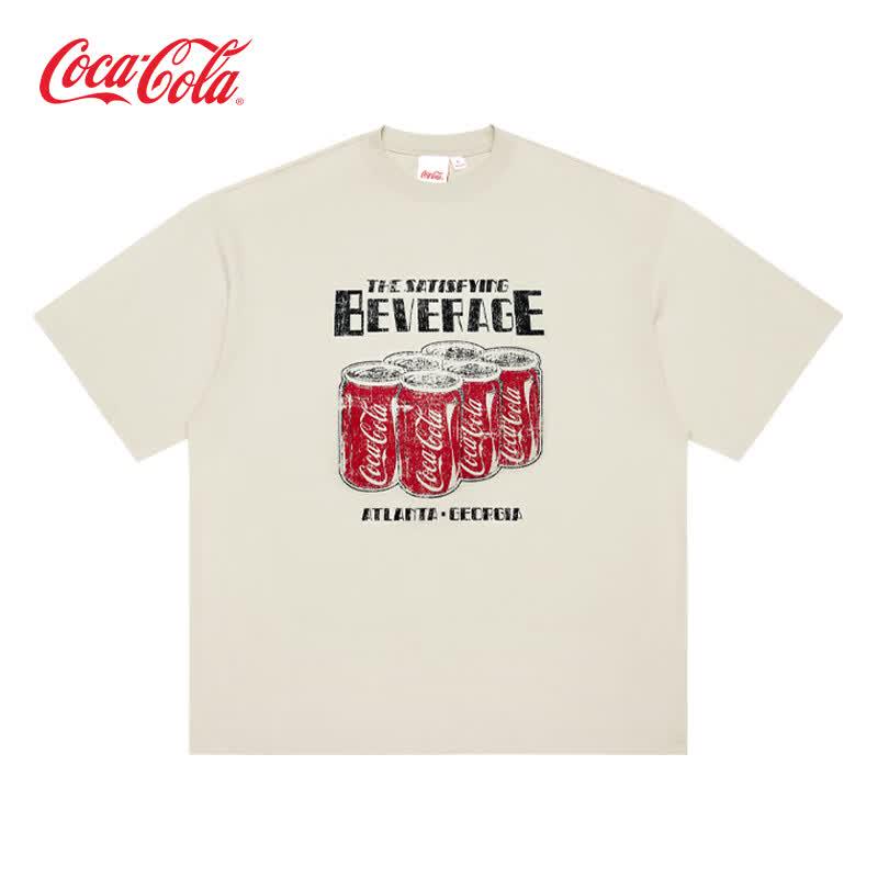 Coca-Cola Unisex Distressed Kühlendes Kurzarm-T-Shirt