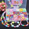 Diy Handmade Bead Children Toy Crafts Making Bracelet Necklace Jewelry Kit 24 Grid Creative Loose Spacer Bead Girl Gift