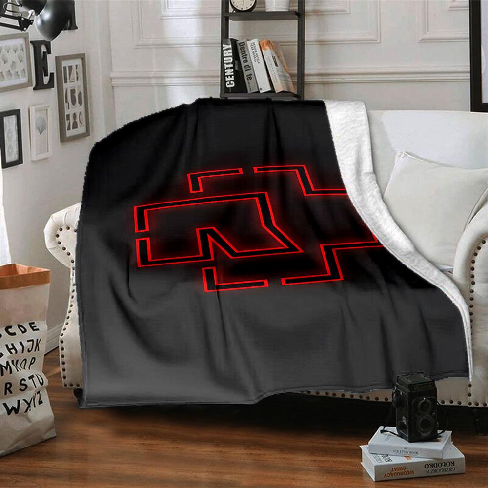 1 Stück Rammstein Musikvideo Teaser Flanelldecke für Super Weiche Niedliche Komfortdecke für Reisebettwäsche Couch Sofa Decke Y7302