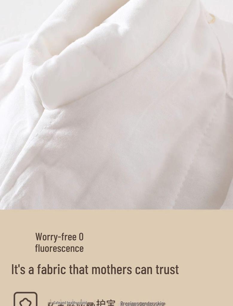 Ciepły Zimowy Bawełniany Zestaw Bielizny - Pikowana Kurtka i Spodnie dla Chłopców i Dziewcząt