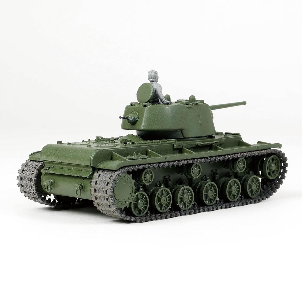 PLATZ Waltersons WW2 Soviet Heavy Tank 1942 Model Cast Turret 1942 Western Front Plastic Model WS55015R 1/72 KV-1 (Tank)