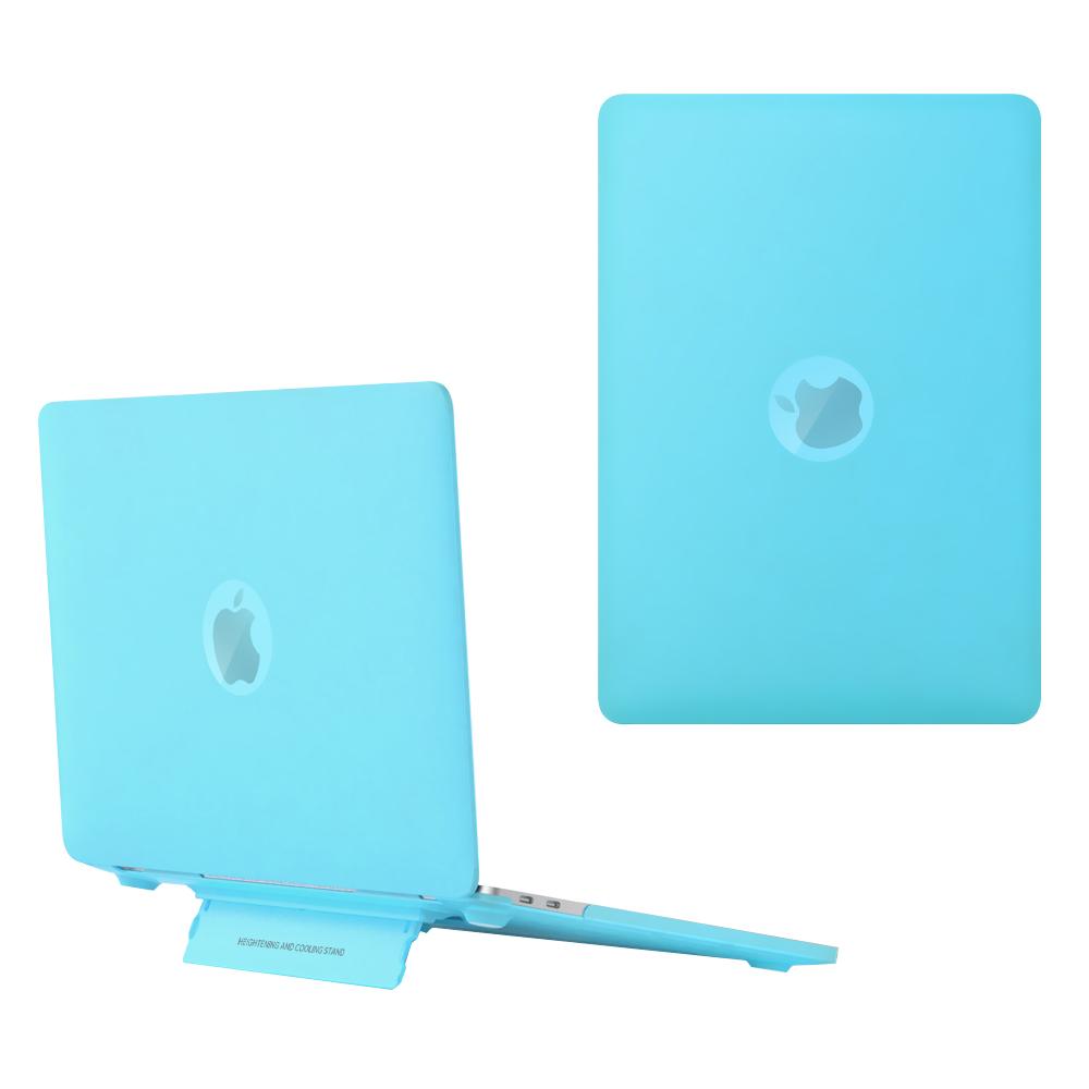 Matte Hard PC Case for Macbook Air 15 Inch (2025)/(2024) A3114 M3/(2023) M2 A2941 Lightweight Shockproof Laptop Cover with Kickstand