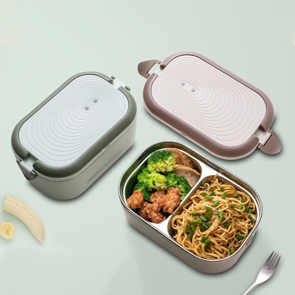 Stainless Steel Constant Temperature Lunch Box UK/EU/US Plug Plug-in Heated Lunch Box  Office