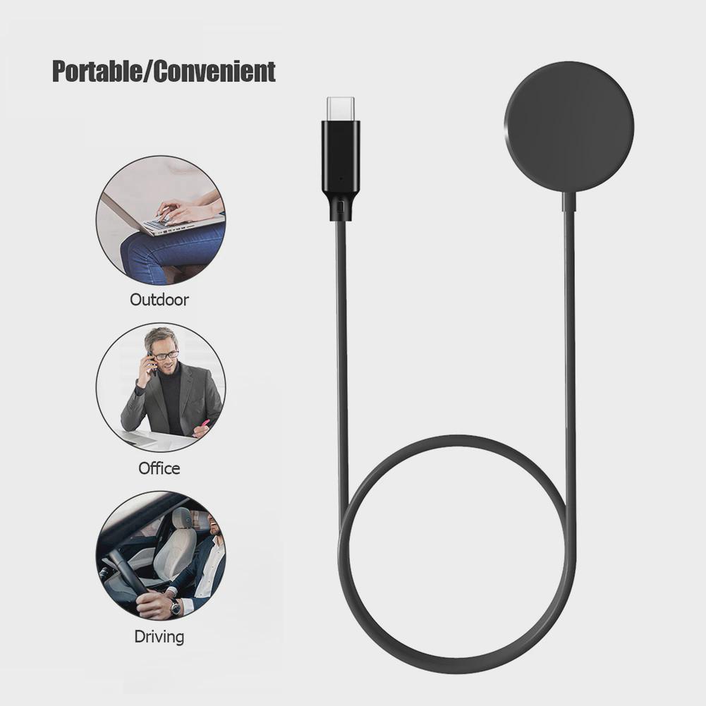 100cm PD 10w Fast Charging Cable for Samsung Galaxy Watch 5 5Pro 40mm 44mm 45mm Charging Dock Station Type-c Charger Cradle