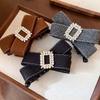 Plastic Women Vertical Clip Korean Style Ponytail Holder Fashion Bow Banana Clip  Daily