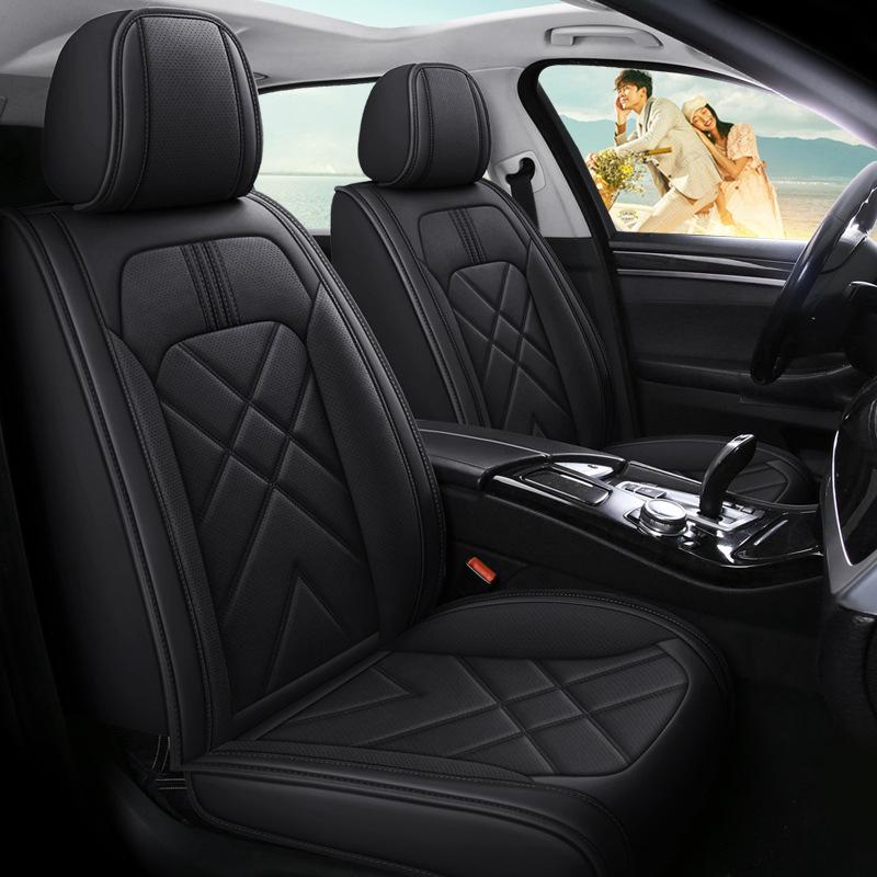 Five Car Seat Covers, Suitable for All Seasons, Complete Set for Dirt Protection, High-Quality Seat Protectors, Compatible with Most Five-Seater Cars