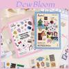 Sticker Book With Cute Cartoon Prints For Student Journals And Diy Decor