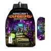 Minecraft Schoolbag Children'S Backpack Cartoon Animation Backpack Pencil Case