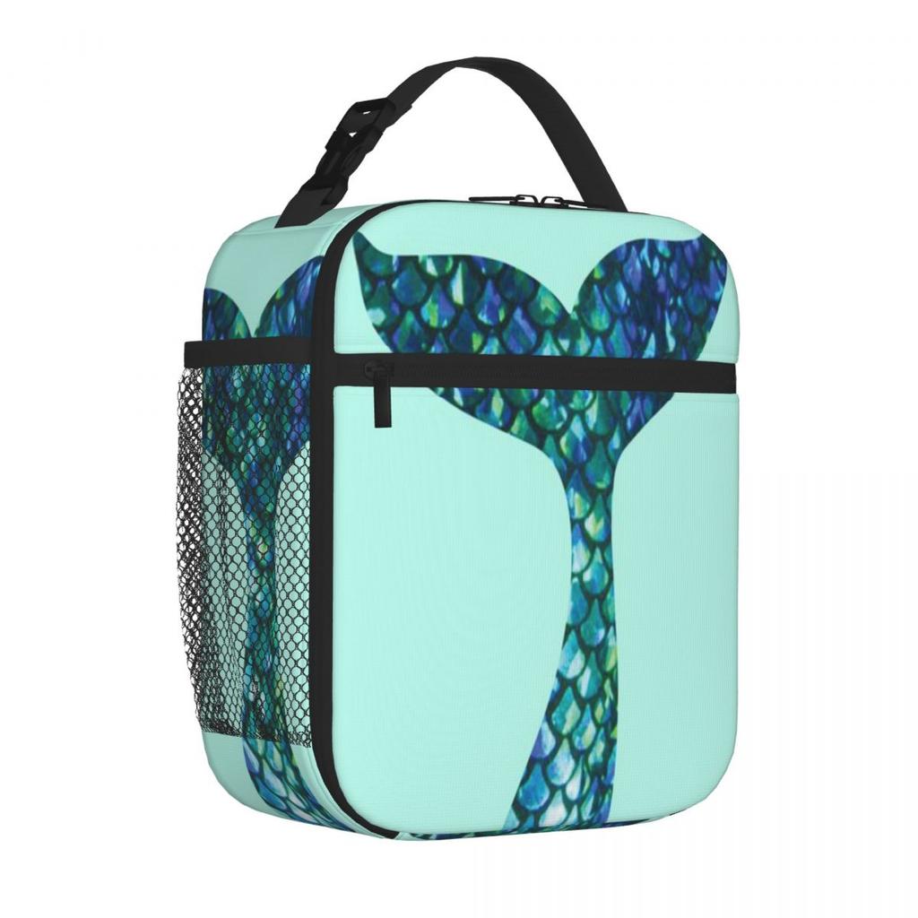 Bestselling Mermaid Tail Kawaii Food Cooler Bag Outdoor Sports Sports Lunch Bag
