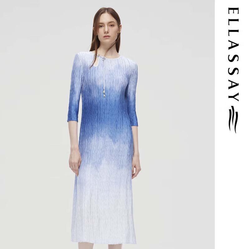

ELLASSAY New Chinese Style Mid-Length Dress L