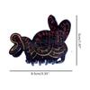 Novelty Mamba Snake Hair Clip,Funny Acetate Hair Clip,Big Claw Clip for Women,Funny Hair Claw Clip,Red
