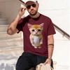 2026 New Modelel Gatosad Crying Cat Munchkin Kittytrendy Graphic Tshirt Unisex Fashion Short Sleeve Tshirts Oversized Street