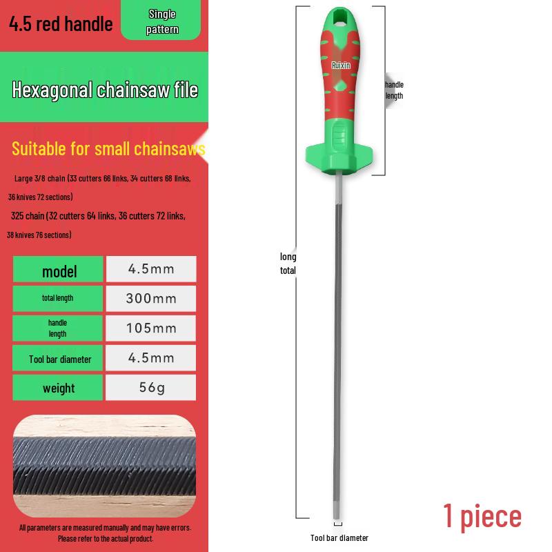 Sechskant Kettensägenkettenschleife Werkzeug - Handgeführter Sägezahnschärfer