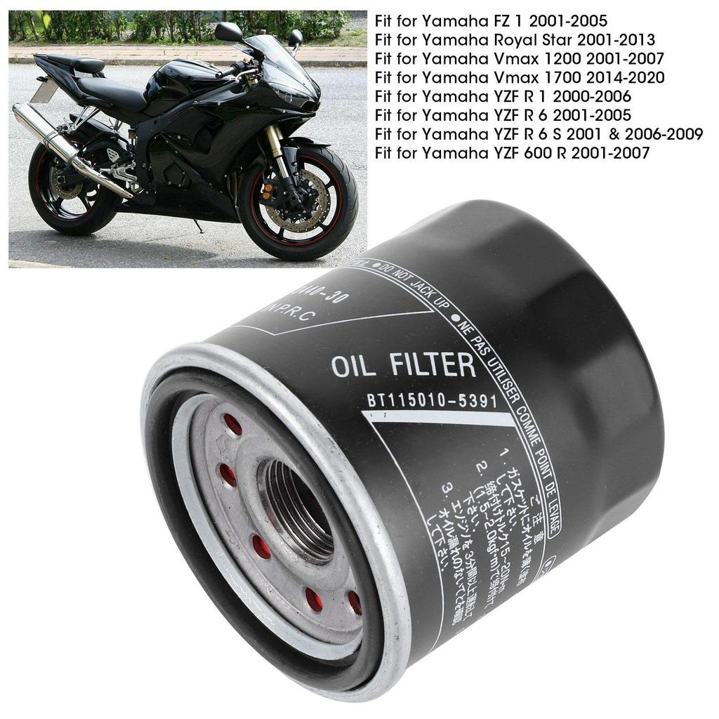 Filter Filter, Filtering Impurities, Metal/Filter Paper, Fits FZ 1, Royal Star, Vmax 1200,