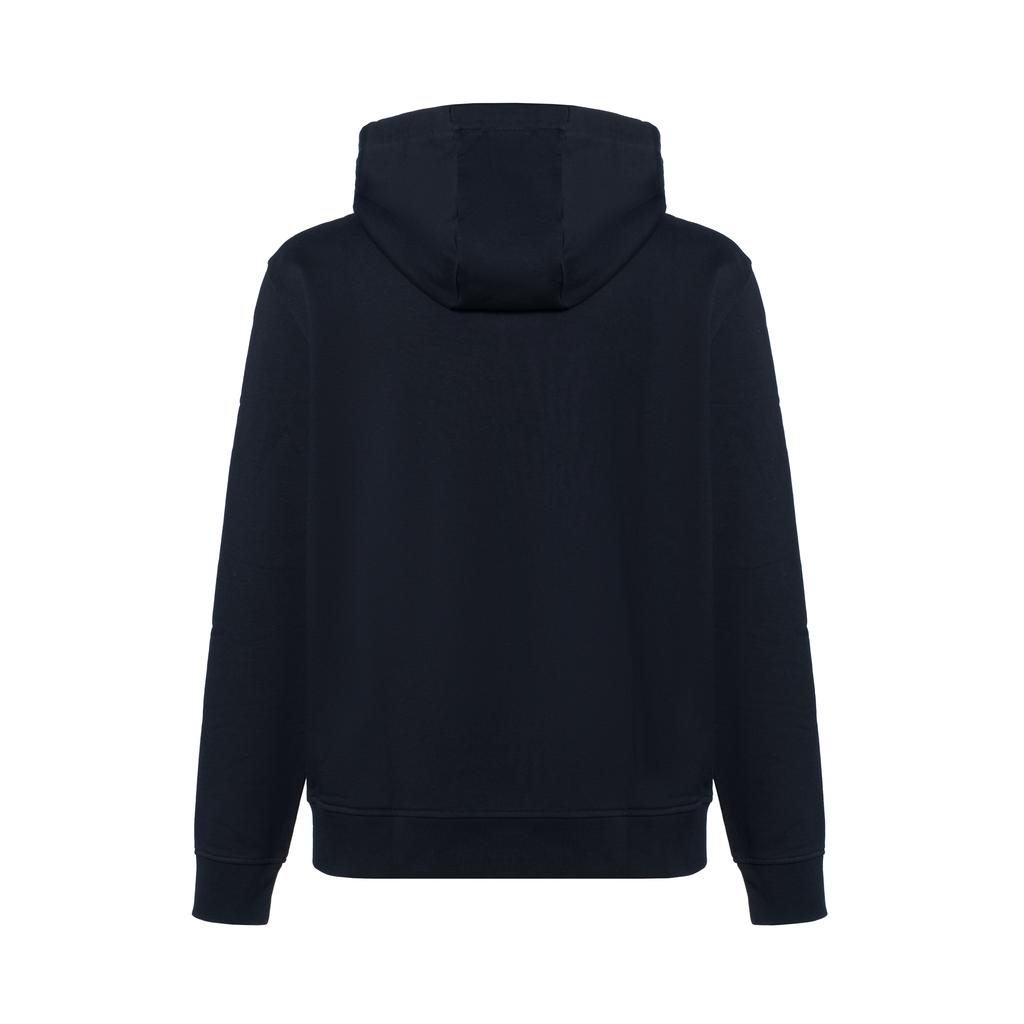 Armani Exchange Embroidered Logo Cotton Sports Hoodie Men Hoodies Navy-Blue 8NZMPC-ZJ1ZZ-1510
