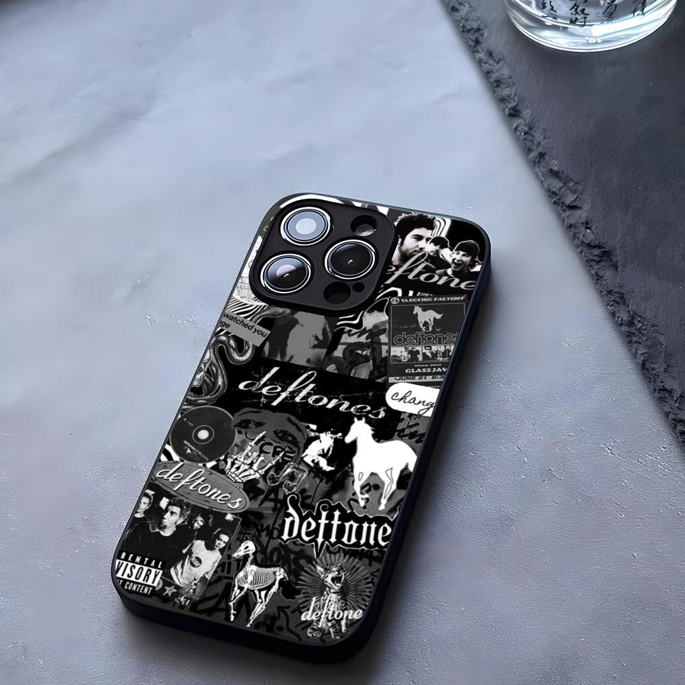Deftone Alternative Metal Phone Case Tempered Glass For IPhone 17 13 14 16 12 15 11 Pro Max Plus Mini X XR SE2020 Coque