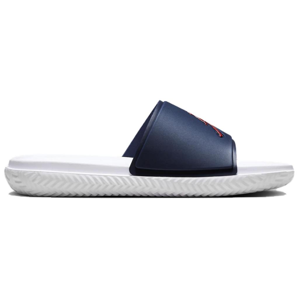 New JORDAN Jumpman Slide Midnight Navy White Gym Red FQ1598-402