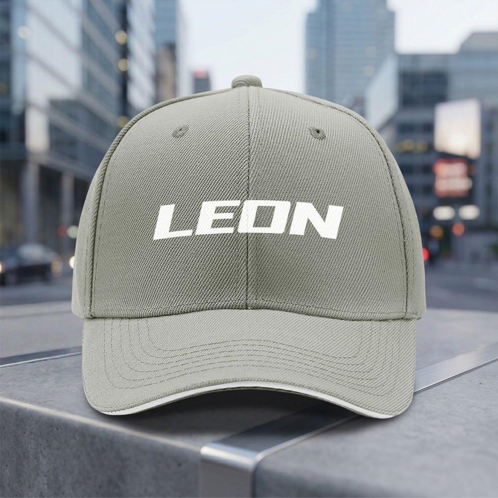 LEON Adjustable Baseball Cap Lightweight Breathable AllSeason Cap with Iconic LEON Logo Hand Washable