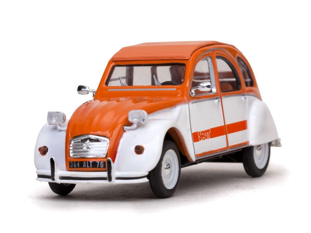 Citroen 2 CV4 Dark Model Vitesse Spot, Orange/White, 1976, Car, Ready-made, 143
