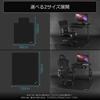 Bauhutte Desk and Chair Mat, Extra Large, Gaming Carpet (160 x 130 cm, 1.5mm Thick), Black, BCM-160BK